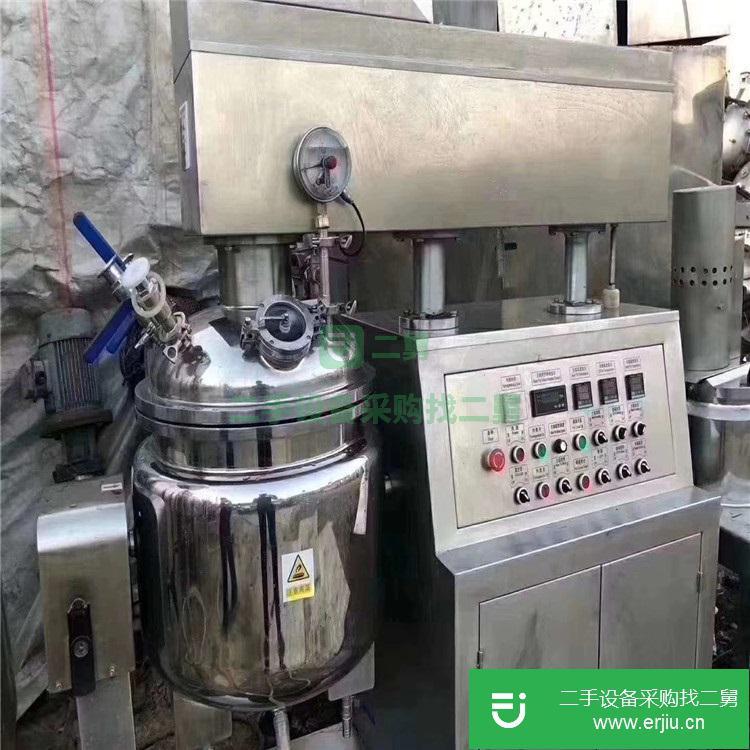 山東出售二手100L真空均質(zhì)乳化機(jī)