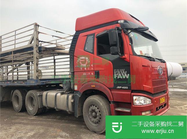 湖南出售二手一汽解放J6半掛車