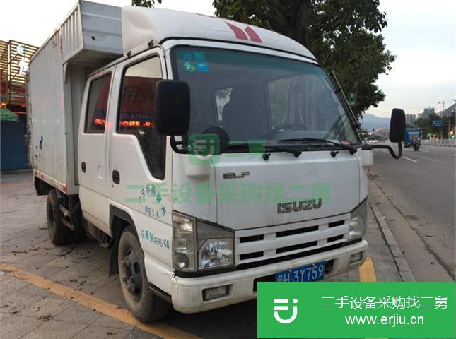 廣東出售二手五十鈴2米8箱式貨車