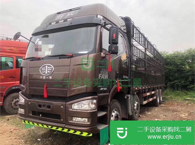 江西出售二手一汽解放J6P倉柵式載貨車