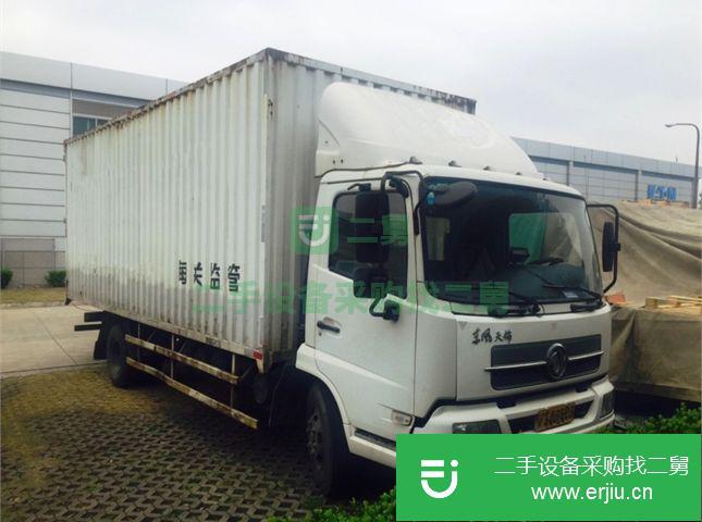 上海出售二手東風(fēng)天錦，140馬力前二后四廂式載貨車
