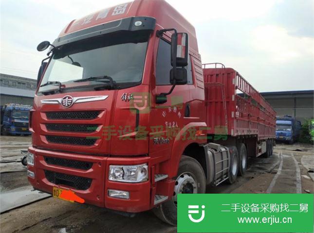 山東出售二手青島解放牽引車