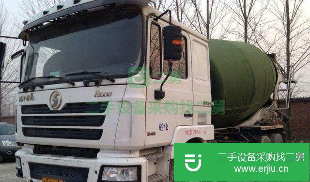 河南出售二手陜汽重卡F3000混凝土攪拌車