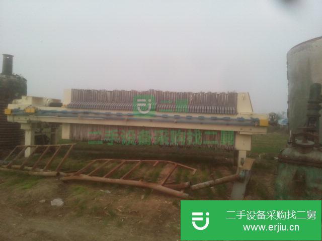 山東出售二手500平方自動拉板廂式壓濾機