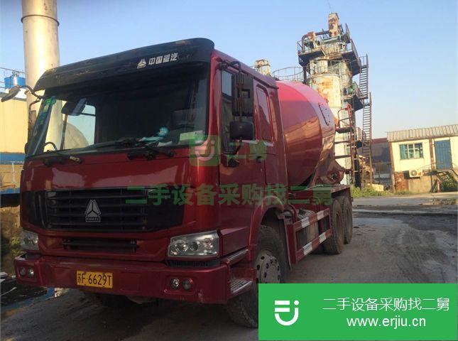 江蘇出售二手豪沃12方混凝土攪拌罐車