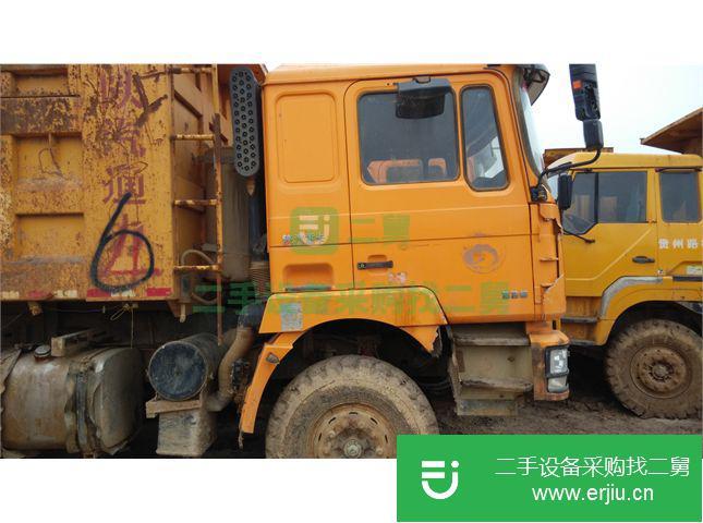 貴州出售二手陜汽重卡德龍F3000，336馬力前四后八自卸車
