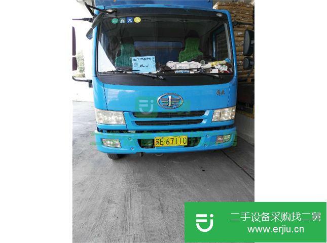 江蘇出售二手一汽解放箱式貨車