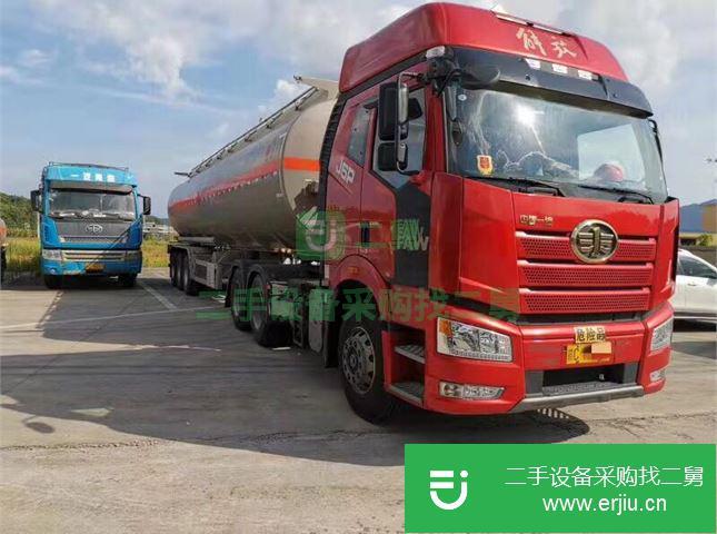 湖北出售二手一汽解放油罐車