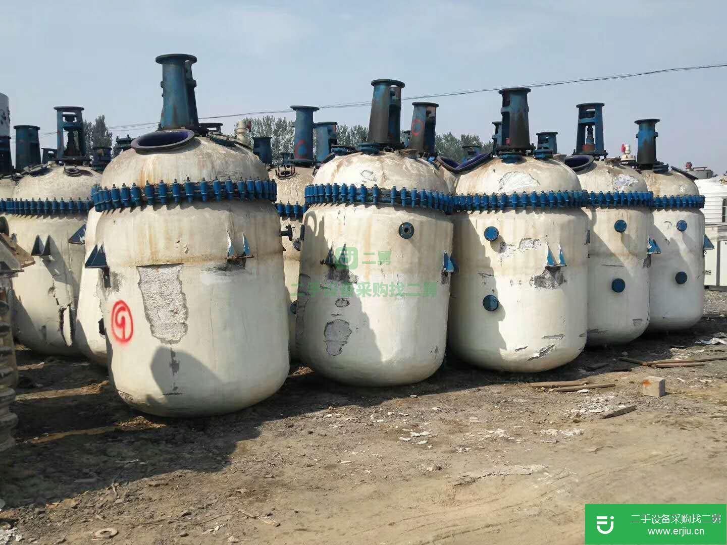 山東出售二手搪瓷反應釜