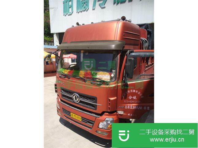 重慶出售二手東風天龍315前四后八廂式貨車