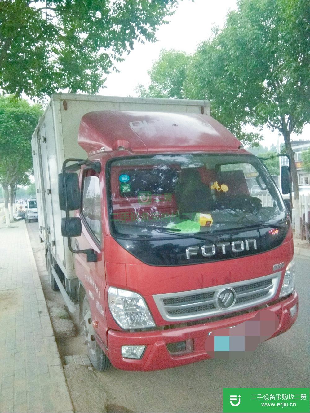 河北出售二手福田奧鈴箱式貨車