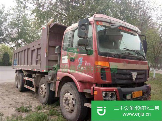 山西出售二手福田歐曼前四后八載貨車
