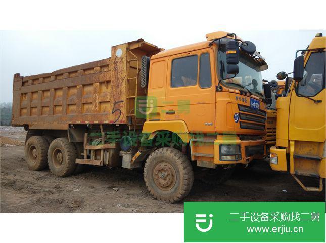 貴州出售二手陜汽重卡德龍F3000，336馬力前四后八自卸車