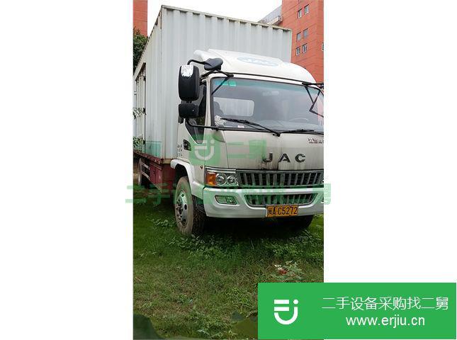 福建出售二手江淮140馬力4X2前二后四倉柵貨車
