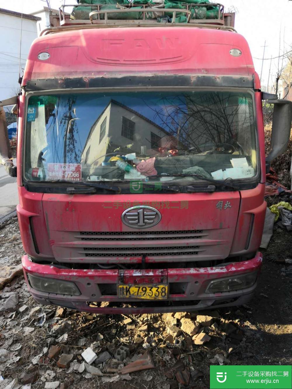 河南出售二手前四后八高欄車載貨車