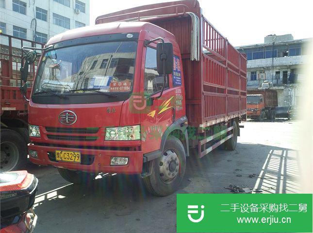 河南出售二手一汽解放前二后倉(cāng)柵載貨車