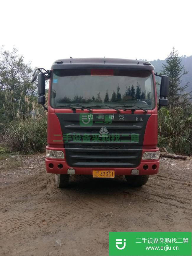廣西出售二手中國(guó)重汽豪運(yùn)后八輪自卸車(chē)