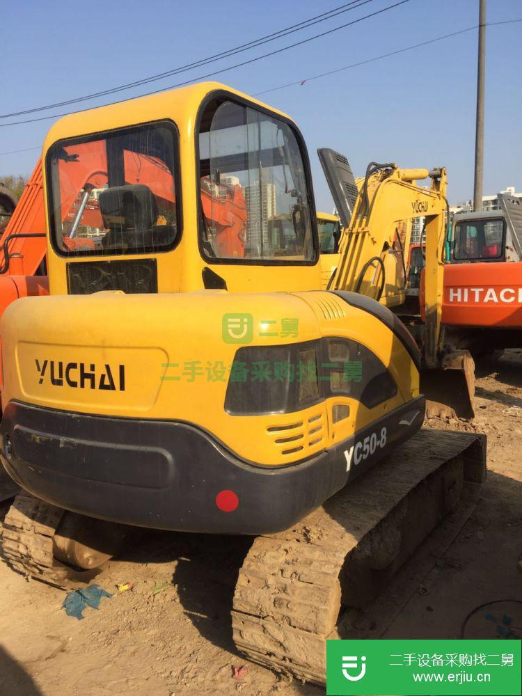 甘肅省出售二手玉柴 YC50-8 挖掘機