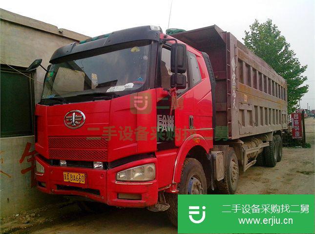 河北出售二手一汽解放J6前四后八自卸車