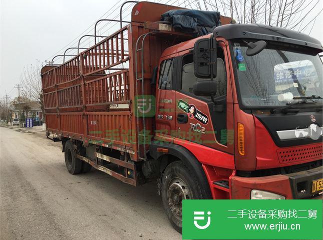 陜西出售二手福田倉柵載貨車