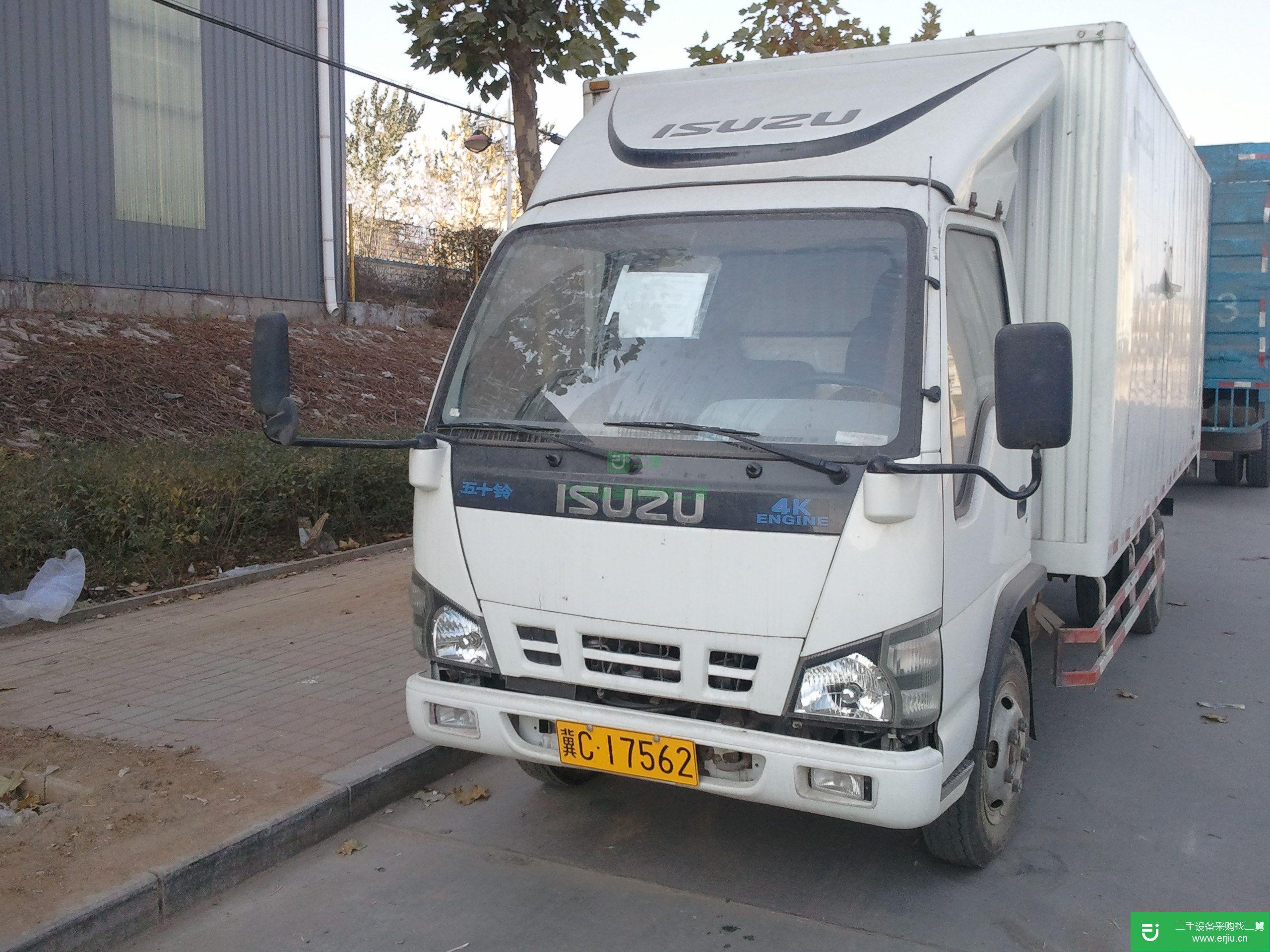 河北出售二手五十鈴廂式貨車