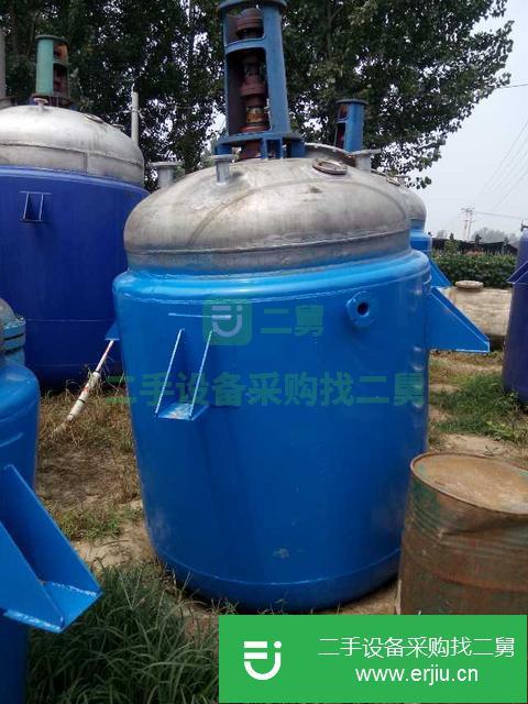 山東出售二手5噸不銹鋼反應釜