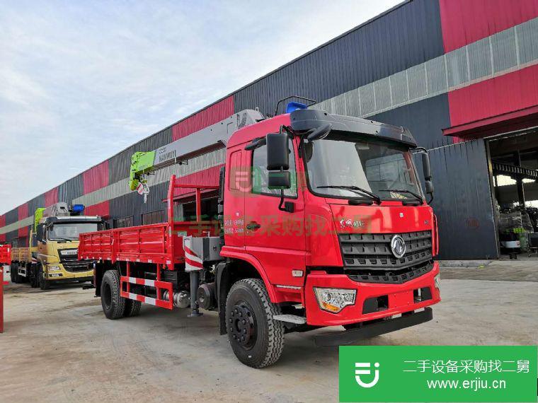 貴州出售二手單橋10噸隨車吊