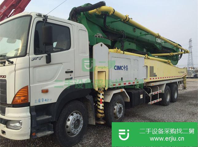 山東出售二手日野混凝土泵車