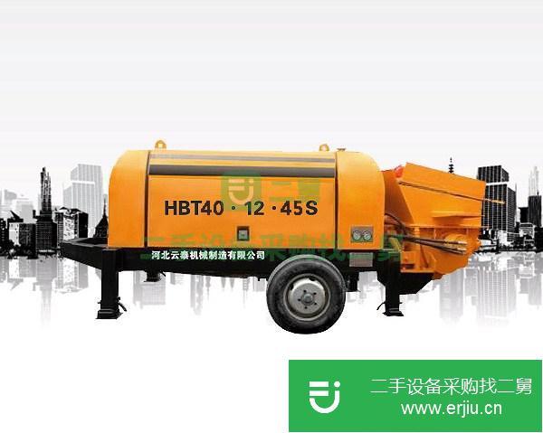 河北出售二手HBT80S混凝土泵車