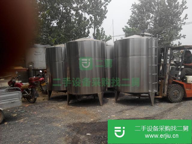 山東出售二手不銹鋼儲罐