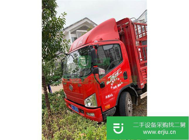 山東出售二手一汽解放J6F單排倉柵式貨車