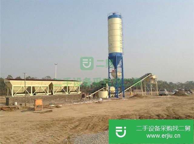 河南出售二手35攪拌站九成新