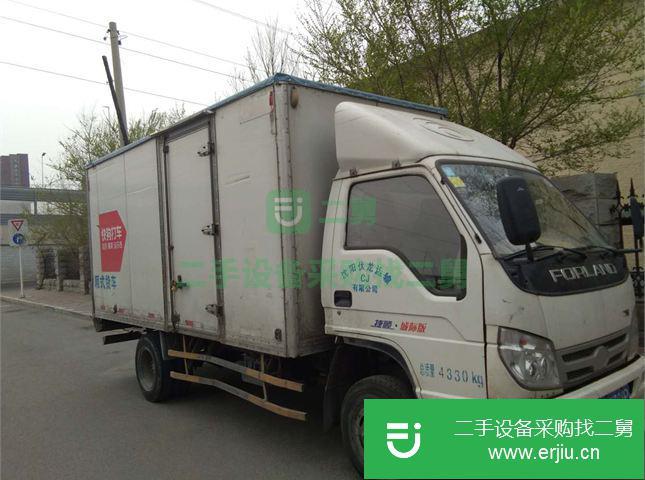 遼寧出售二手福田箱式貨車九成新