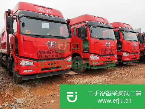 江西出售二手一汽解放前四后八自卸車