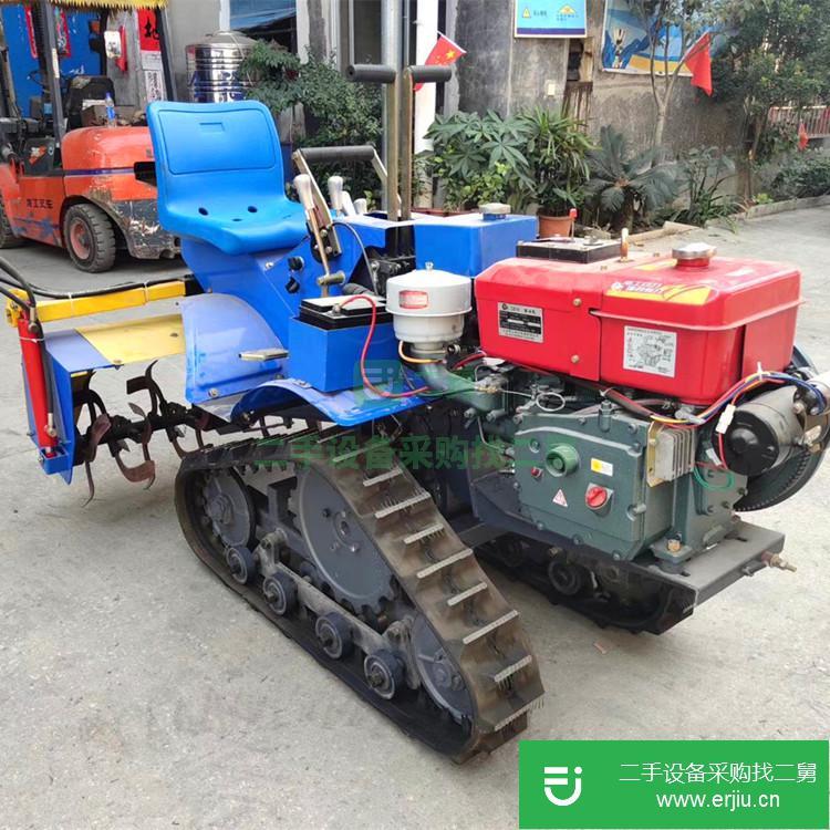 山東出售二手低矮履帶式大棚旋耕機