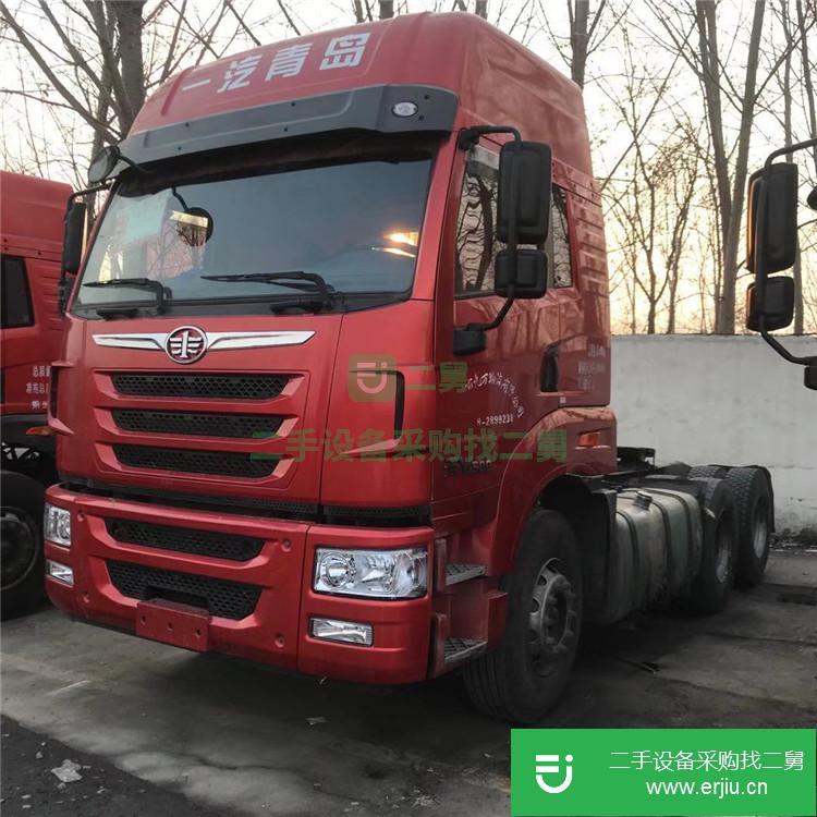 山東出售二手解放后八輪牽引車