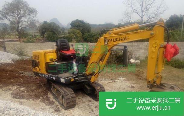 廣西出售二手玉柴YC13-6挖掘機