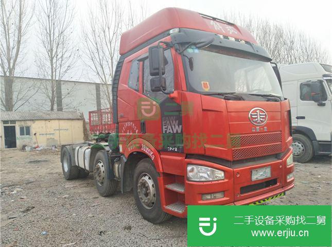 山東出售二手一汽解放420馬力6X4牽引車