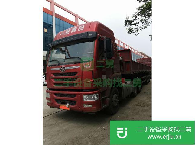 山東出售二手青島解放天V，430馬力牽引車