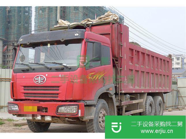 四川出售二手一汽解放J5P奧威310馬力6X4自卸車