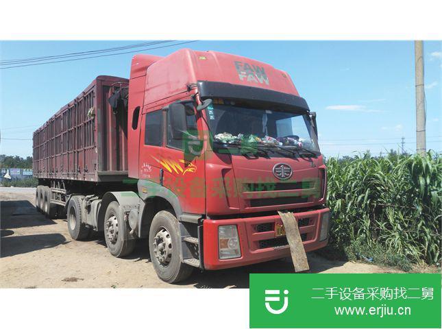 河北出售二手一汽解放前四后四載貨車