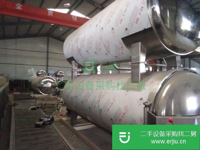 山東出售二手1200蒸汽殺菌鍋