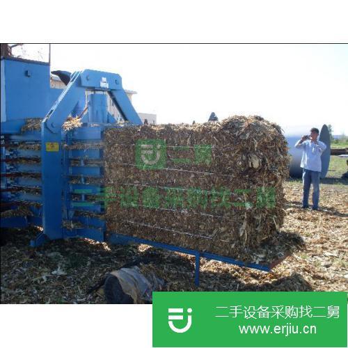 山東出售二手秸稈液壓打包機(jī)