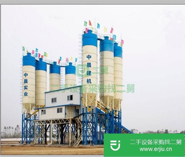 河南出售二手2HZS180混凝土攪拌站