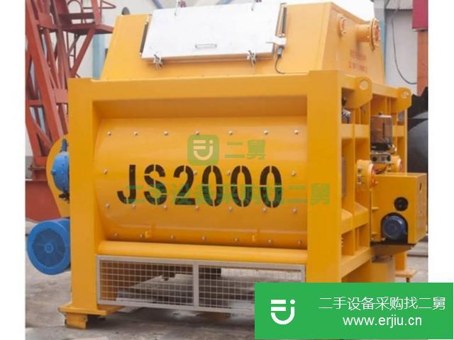 河南出售二手JS2000混凝土攪拌機