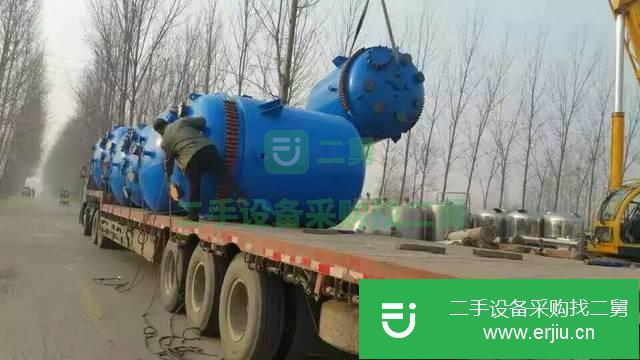 山東出售二手10噸搪瓷反應釜