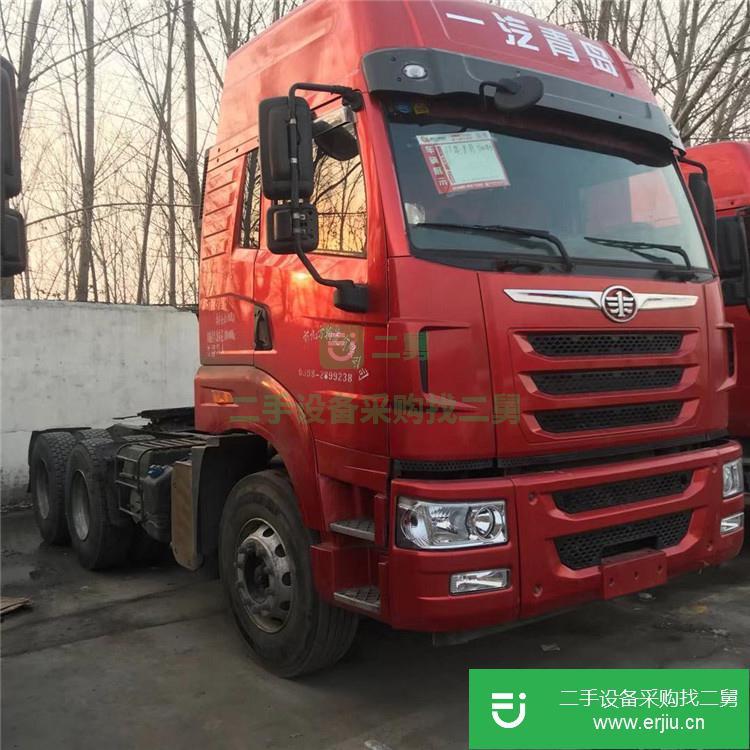 山東出售二手解放后八輪牽引車