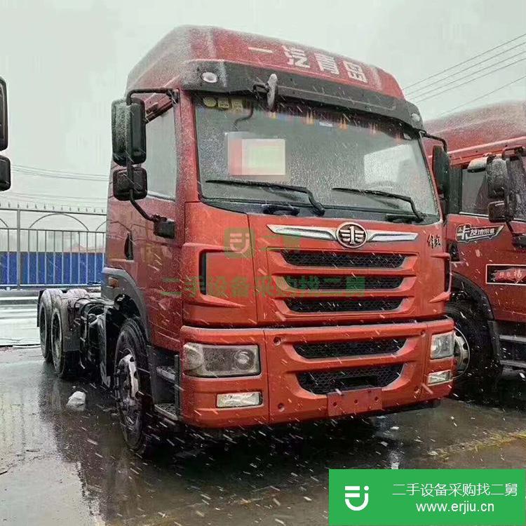 山東出售二手國五解放牽引車