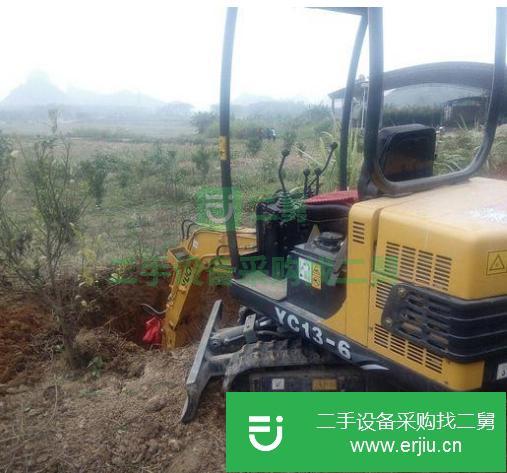 廣西出售二手玉柴YC13-6挖掘機