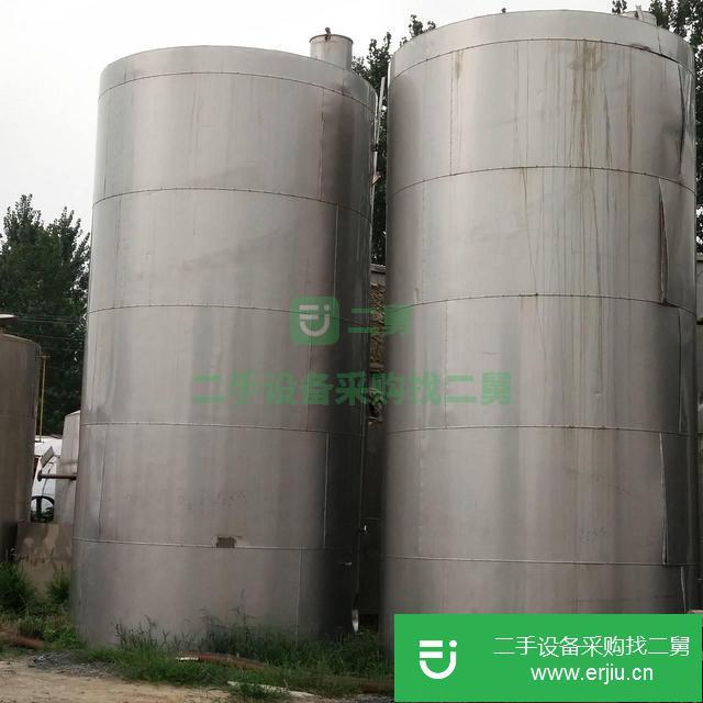 山東出售二手不銹鋼儲罐
